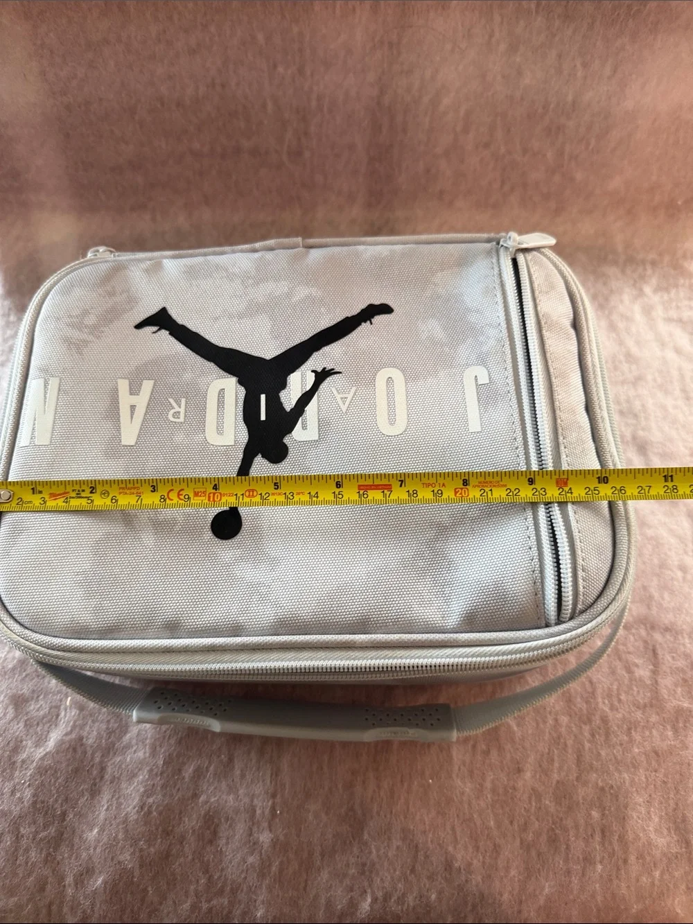 Jordan Gray Camo Toiletry Bag with Black Jumpman